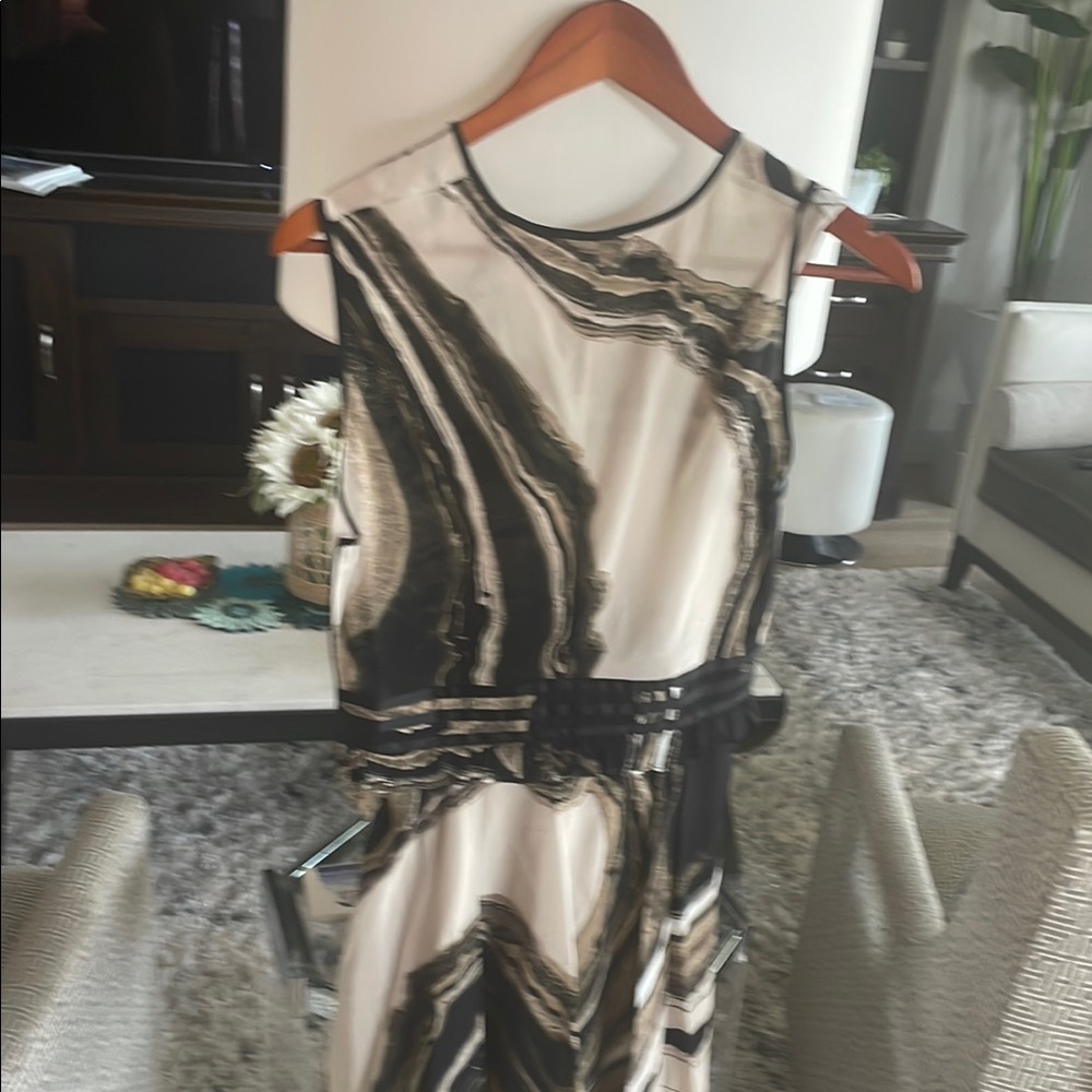 The Kooples Black and Cream  Dress - Picture 3 of 3